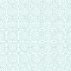 Light Blue Radial Geometric Texture Seamless Vector Repeat Pattern