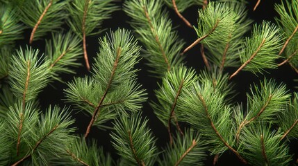 The Pine Branches Background
