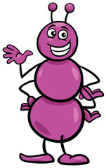 funny cartoon ant insect animal character