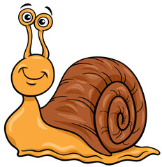 funny cartoon snail animal character © Igor Zakowski