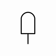 ice cream stick icon sign vector