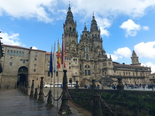 santiago, espanha, viagem, europa, ar livre, natureza, paisagem, vista, cidade, detalhes, paz