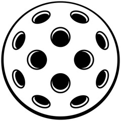 Pickleball Illustration, Hand Drawn illustration