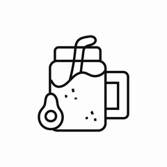 freak shake icon sign vector