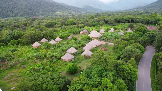 Resguardo, cultura  indigena Arhuaca-Colombia- Sierra Nevada  De Santa Marta