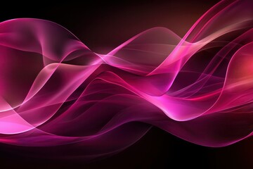 Fototapeta premium Abstract Background with Pink and Purple Intertwined Waves