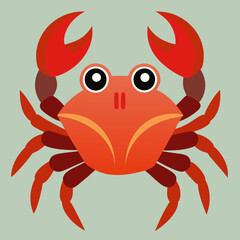 red crab cartoon
