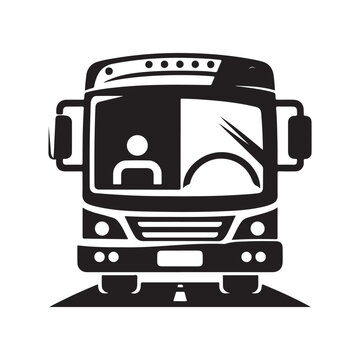 recommend clip art: Charter Bus Silhouette Vector Graphics – Easy to Download and Use in Your Designs