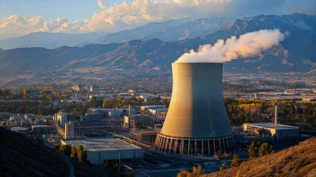 large nuclear energy power plant Generative AI