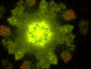 Imaginatory fractal abstract background Image