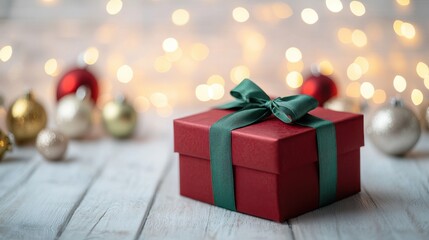 Obraz premium The Gift Box with Ribbon