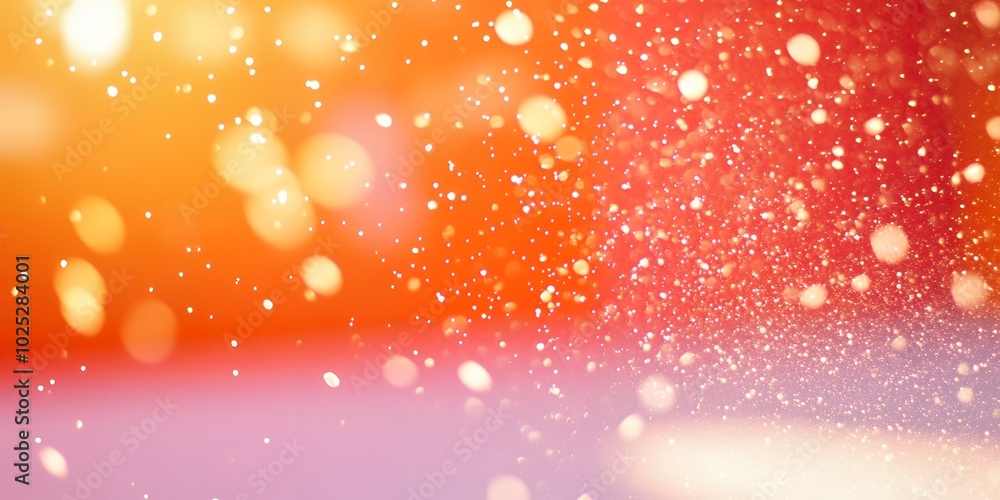 Poster abstract background with soft, colorful bokeh.
