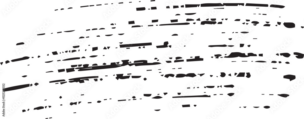 Poster abstract design with jagged lines and irregular shapes