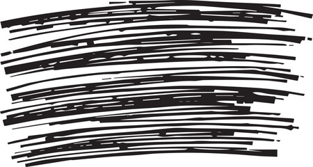 Abstract Black Lines on White Background