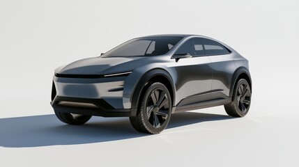 Futuristic EV Concept Car Design with Modern Styling and Spacious Interior | 3D Render of Ultra-Detailed Electric Crossover