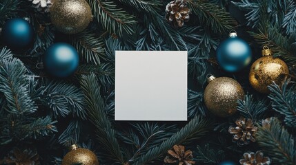 The Blank Card on Foliage