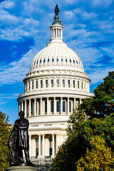 Obraz premium Washington D. C. Capitol. Congress. American Capitol Building. United States Capital. Washington, US landmark. USA Supreme Court. Washington monument. Washington city.