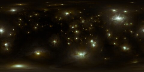 High Dynamic Range Galactic Sky Map for 3D Scenes