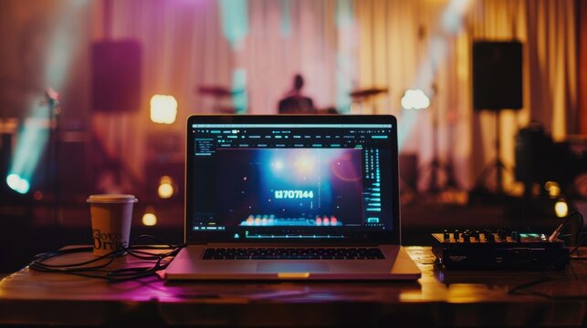 Modern Entertainment Website Interface for Live Bands and Event Production Services