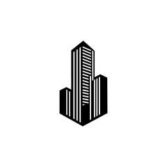 Fototapeta premium Simple building design logo
