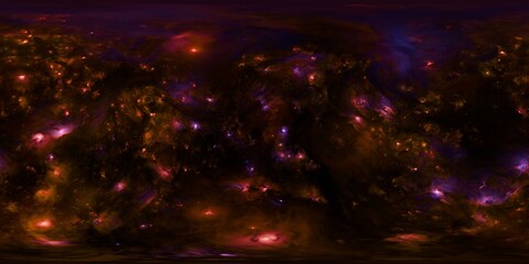 Naklejka premium Ultra HD Space HDRi - Glowing Cosmic Gas Clouds