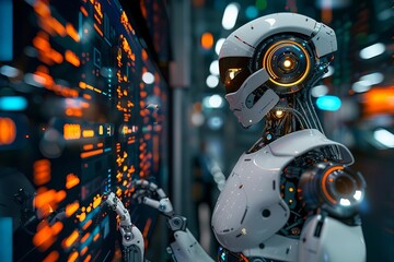 Fototapeta premium Creating Business Meeting Schedules with Artificial Intelligence