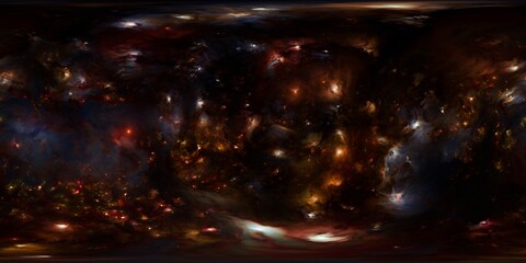 Naklejka premium Interstellar HDRi Starfield – Realistic Cosmic Glow