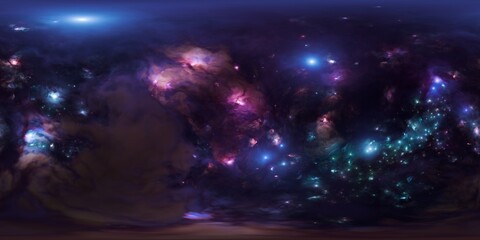 HDRI Space Image-Based Lighting Map for CGI