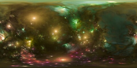 Interstellar HDRi Starfield – Realistic Cosmic Glow