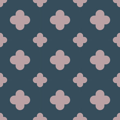 pattern of yellow flowers on blue background for paper and decor, flat, vector