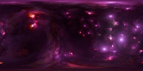 Cinematic HDRi Nebula – Sci-Fi Space Exploration Map