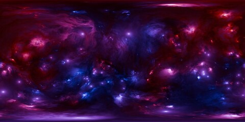 Sci-Fi HDRi Starry Sky – Celestial Nebula Sphere