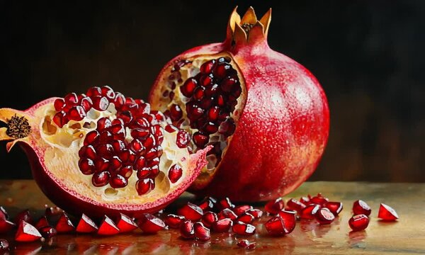 Pomegranate Still Life