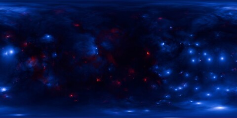 High Dynamic Range Space Panorama for VR and CGI