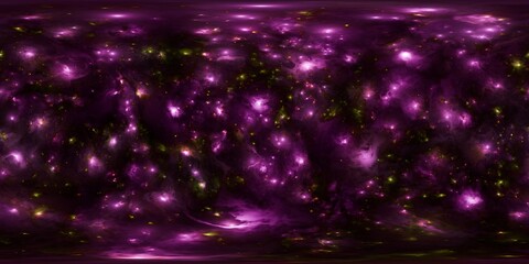 360-degree HDR Image of Stunning Nebula Clouds