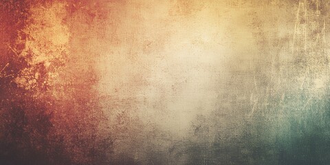 Obraz premium Abstract grunge background with shades of red, yellow, and blue.
