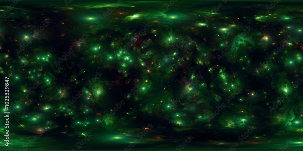 Canvas Prints hdri texture of a colorful stellar nebula