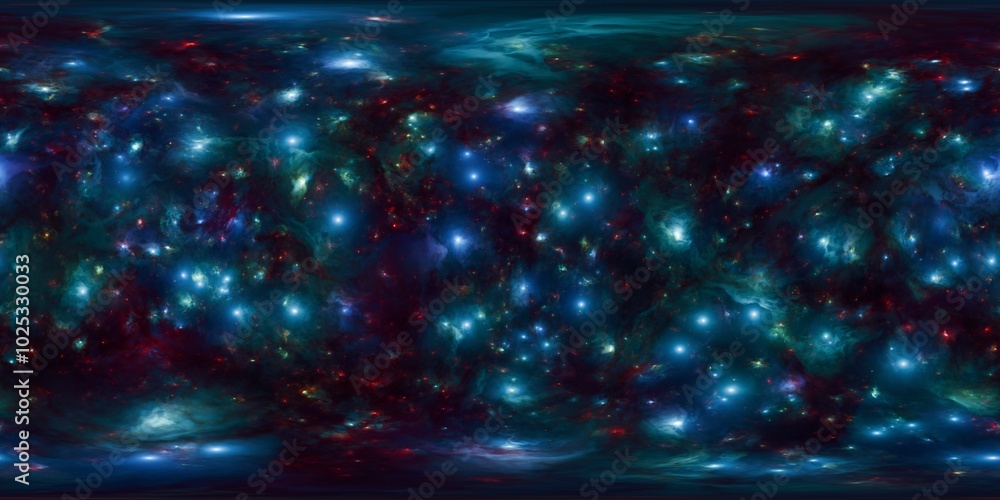 Canvas Prints spherical hdr texture of a star field for 3d projects