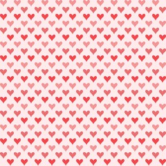 red hearts background. Valentine’s Day 