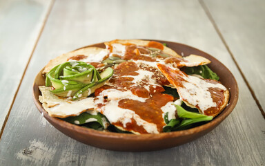 Desayuno sanamente saludable, rico y nutritivo