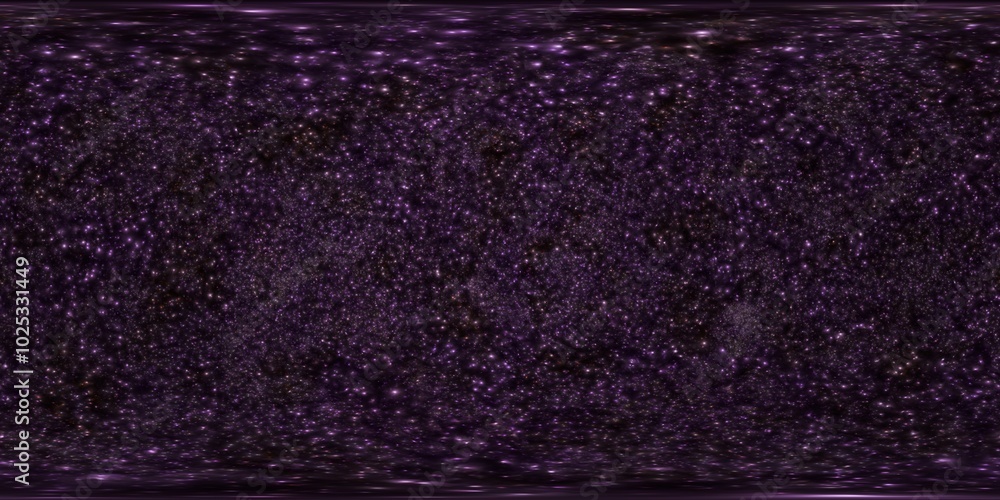 Wall mural high dynamic range panoramic image of intergalactic space