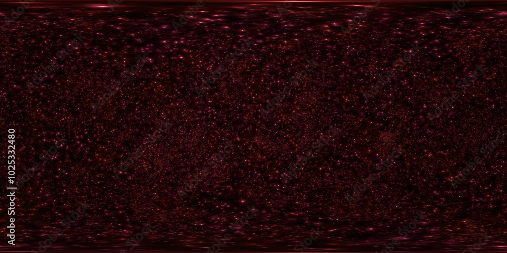 Canvas Prints seamless 12k hdri skybox with red vivid nebula and starfield in 360 panorama for 3d rendering and ga