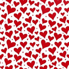 seamless pattern with hearts. Valentine’s Day 