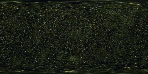 High-resolution 360° dark cosmic panorama with vibrant nebulae and stars