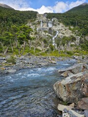 mountain river in the mountains