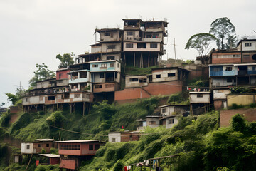 slum building architecture, architecture