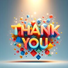 Grateful Geometry, a "Thank You" message with geometric shapes.