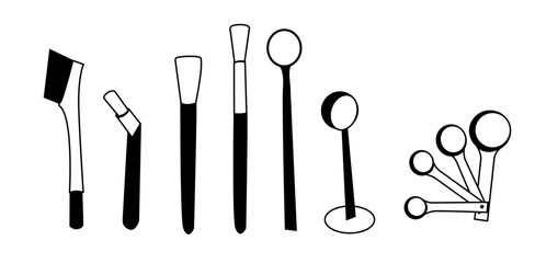 Coffee Set Illustration | Minimalist Doodle Vector for Café and Coffee-Themed Designs Coffee Set Illustration | Minimalist Doodle Vector for Café and Coffee-Themed Designs