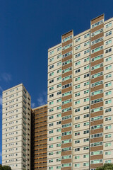Melbourne Brutalist Style Architecture. Public Housing Towers and Commission Flats. Post-War...