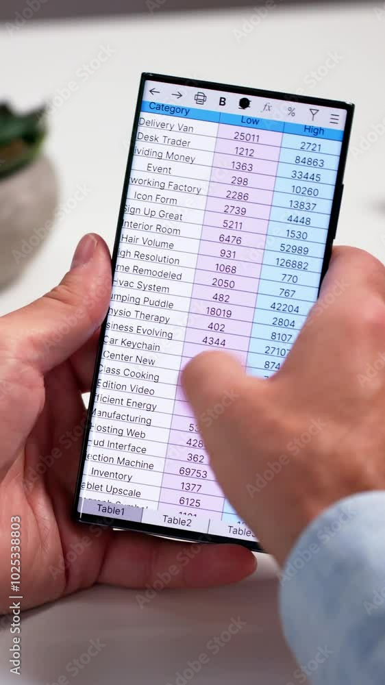 Poster Spreadsheet Data Analyst Using Computer Software